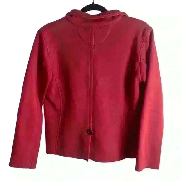 Neon Buddha Size Small Shaket Button Down Pink Boxy Boho Ornate Chunky - Picture 8 of 8